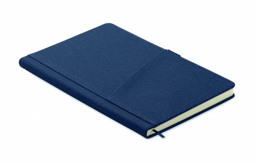 Logo trade promotional item photo of: A5 notebook PU front pocket