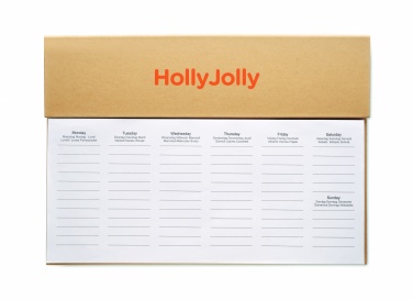 Logo trade promotional products picture of: Weekly desktop planner