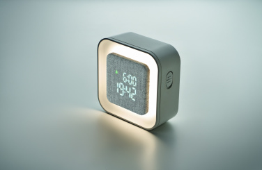 Logo trade business gift photo of: Recycled ABS/RPET alarm clock