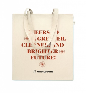 Logo trade advertising product photo of: Recycled cotton shopping bag