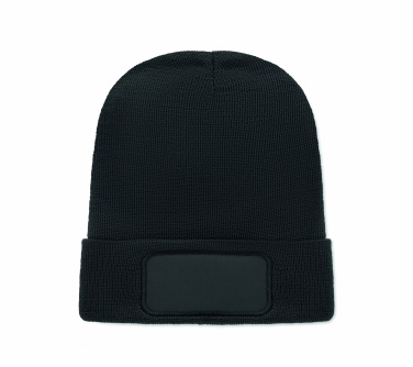 Logotrade promotional item picture of: Unisex beanie RPET polyester