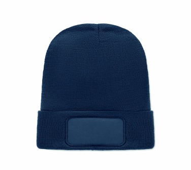 Logo trade business gift photo of: Unisex beanie RPET polyester