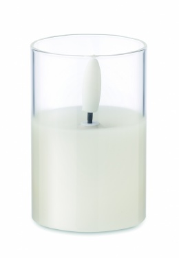 Logotrade promotional item image of: LED wax candle in glass holder