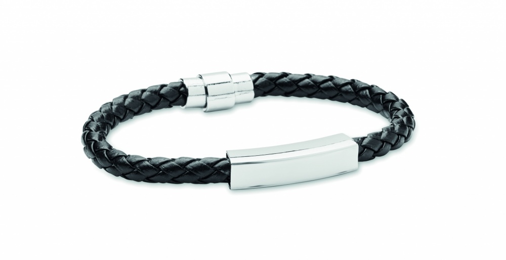 Logotrade promotional giveaways photo of: Braided faux leather bracelet