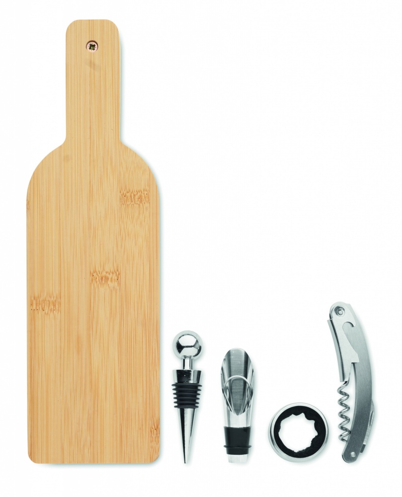 Logo trade promotional product photo of: Bottle shaped wine set