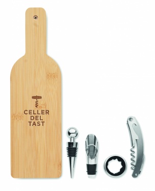 Logotrade promotional giveaway image of: Bottle shaped wine set