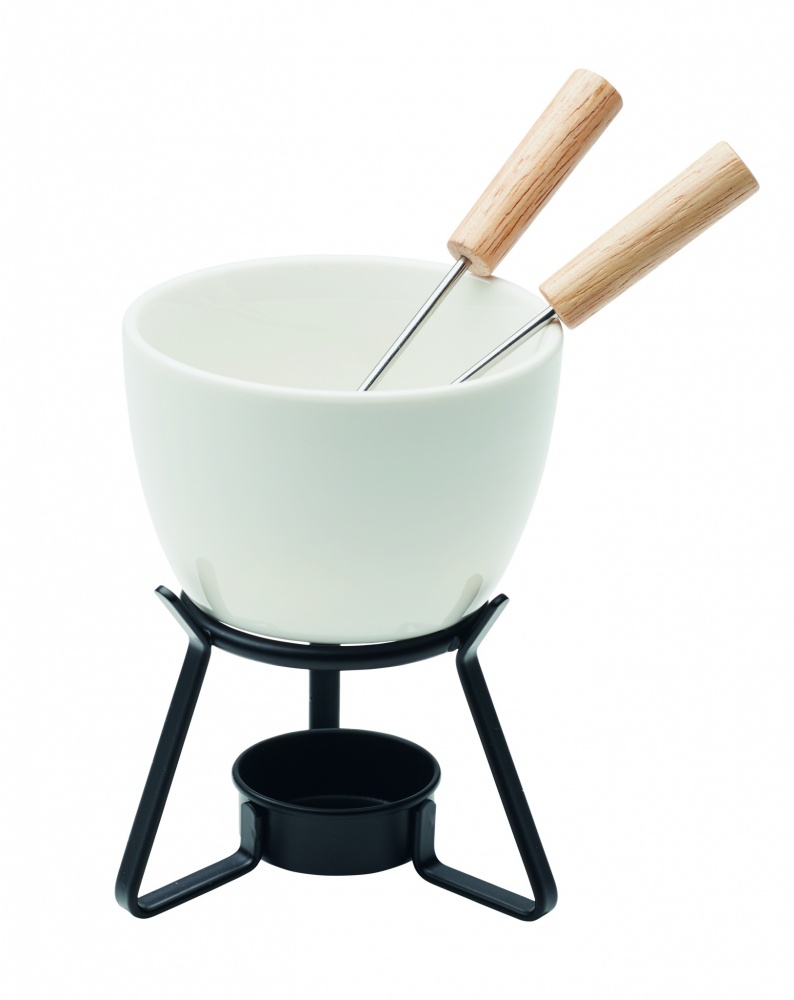 Logo trade promotional giveaways picture of: Ceramic fondue set 240 ml