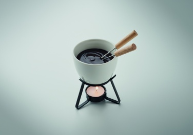 Logo trade advertising products picture of: Ceramic fondue set 240 ml