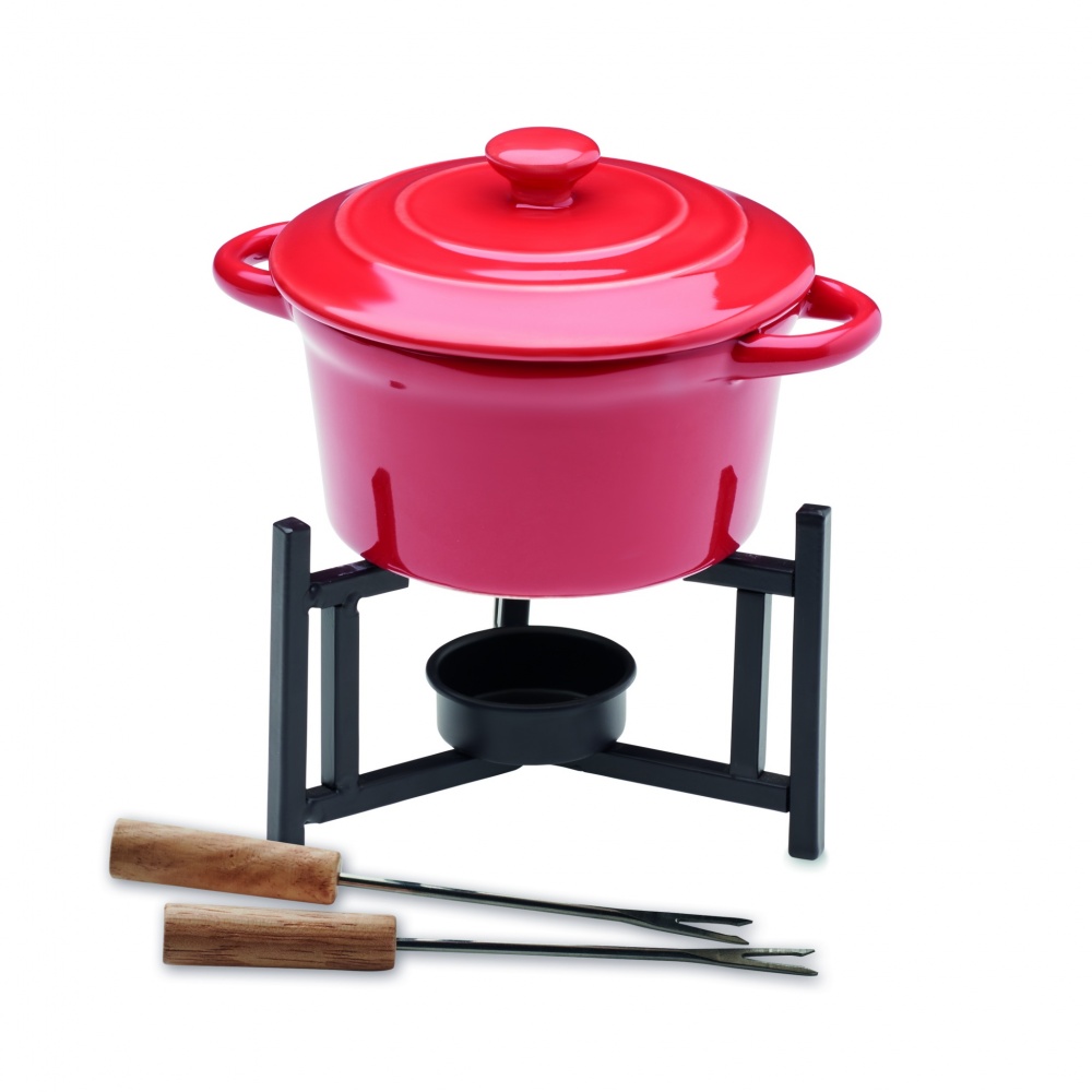 Logotrade business gift image of: Ceramic fondue set 300 ml