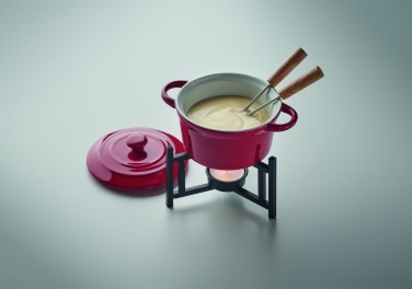 Logo trade promotional giveaways picture of: Ceramic fondue set 300 ml