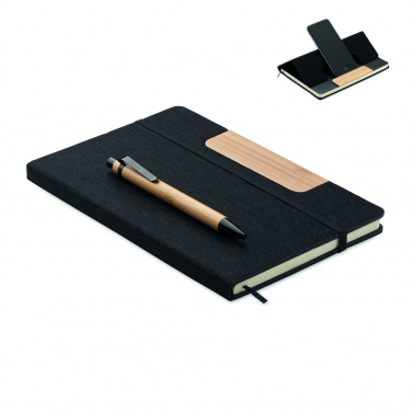 Logo trade promotional merchandise photo of: A5 RPET notebook set