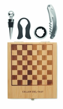 Logotrade promotional items photo of: Chess board wine set