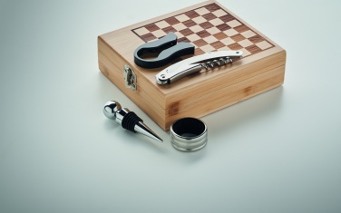 Logotrade promotional giveaway image of: Chess board wine set