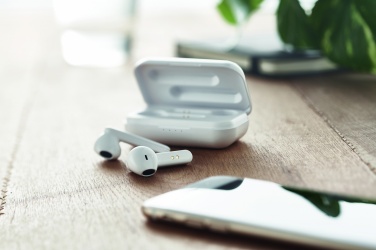 Logotrade promotional merchandise image of: TWS earbuds with charging base