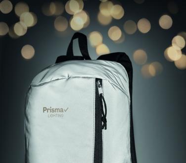 Logo trade promotional giveaway photo of: High reflective backpack 600D