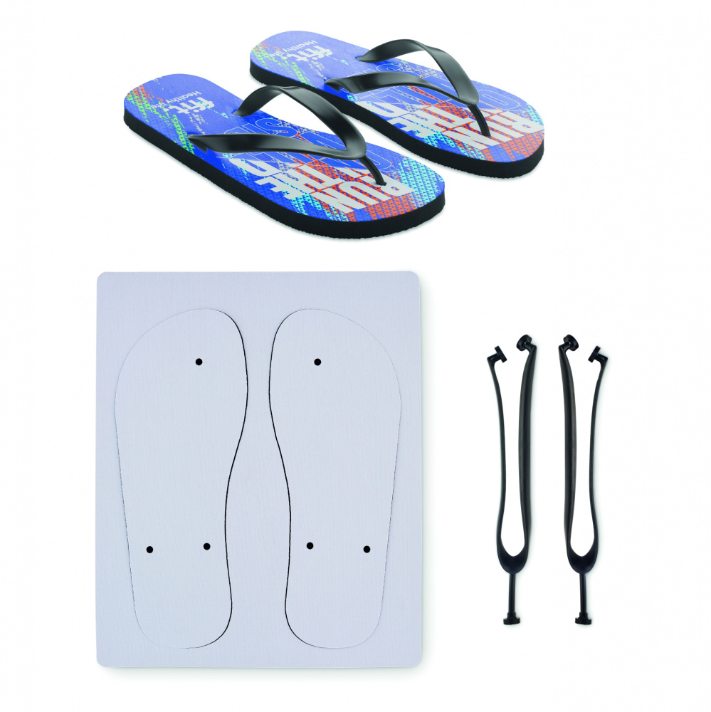 Logotrade corporate gift image of: Sublimation beach slippers