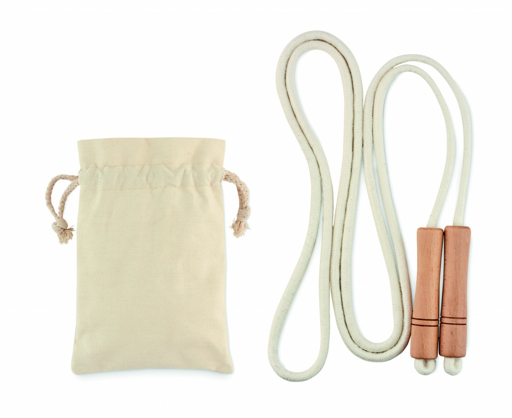 Logo trade corporate gift photo of: Cotton skipping rope