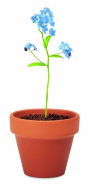 Logo trade promotional item photo of: Terracotta pot 'forget me not'