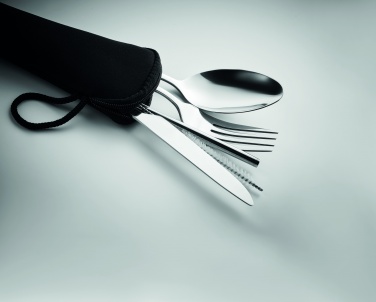 Logo trade promotional gifts picture of: Cutlery set stainless steel