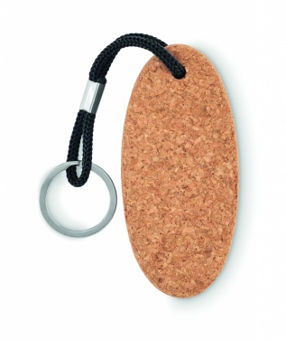 Logo trade business gifts image of: Floating cork key ring