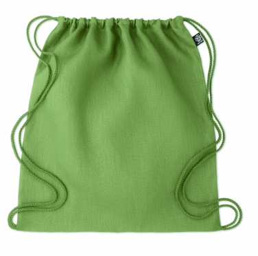 Logo trade promotional merchandise photo of: Hemp drawstring bag 200 gr/m²