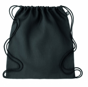 Logo trade advertising product photo of: Hemp drawstring bag 200 gr/m²