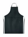 Hemp adjustable apron 200 gr/m², Black