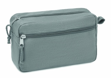 Logotrade corporate gift picture of: Hemp toilet bag hemp 200 gr/m²