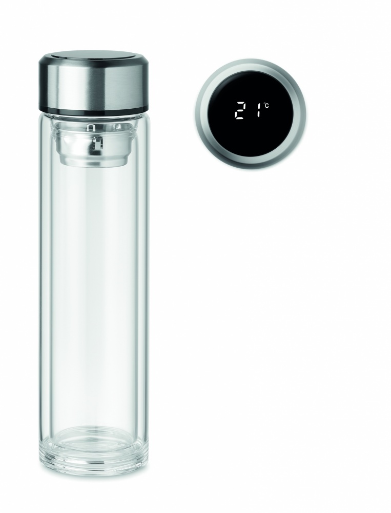 Logotrade corporate gift picture of: Bottle with touch thermometer