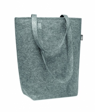 Logo trade advertising products image of: RPET felt shopping bag