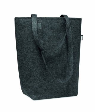 Logo trade promotional items image of: RPET felt shopping bag