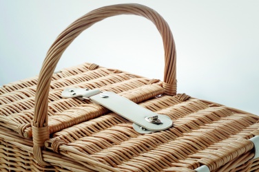 Logotrade promotional items photo of: Wicker picnic basket 4 people