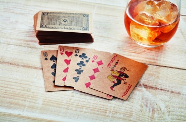 Logo trade business gift photo of: Recycled paper playing cards