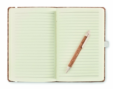 Logotrade promotional gifts photo of: A5 cork notebook with pen