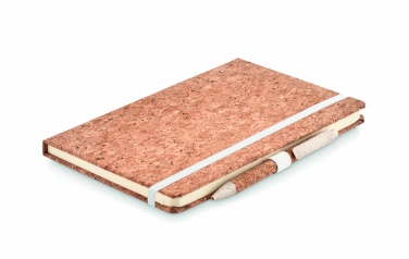 Logotrade corporate gift picture of: A5 cork notebook with pen