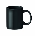 Coloured ceramic mug 300ml, Black