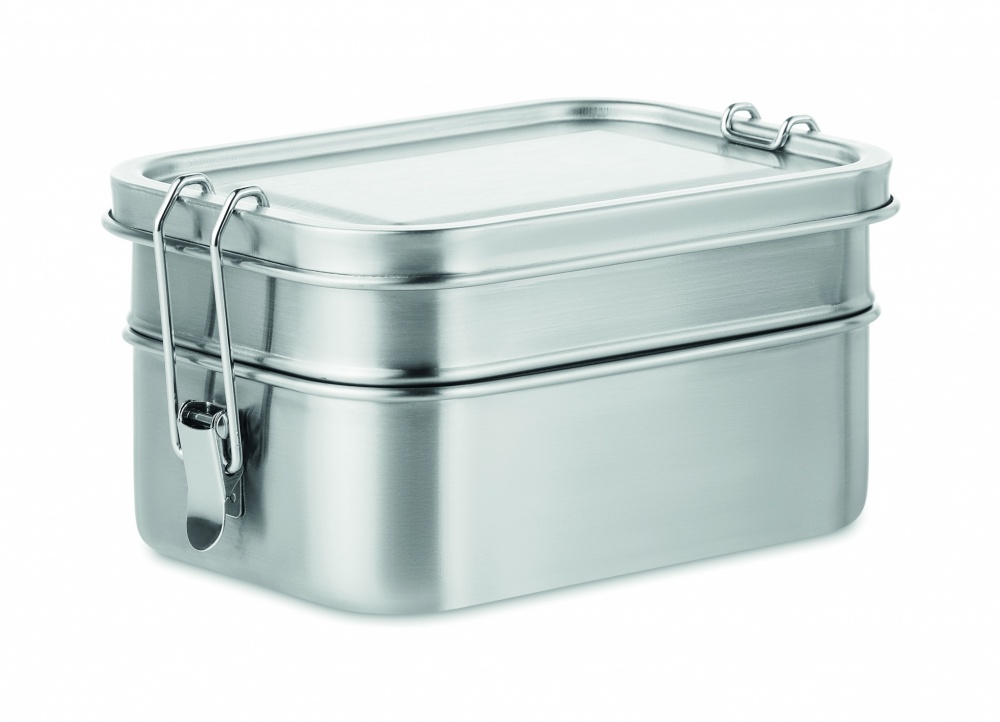 Logo trade business gift photo of: Stainless steel lunch box