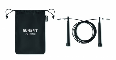 Logo trade advertising product photo of: Speed jumping rope RPET pouch