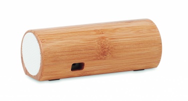 Logo trade advertising products image of: Wireless bamboo speaker 2x5W