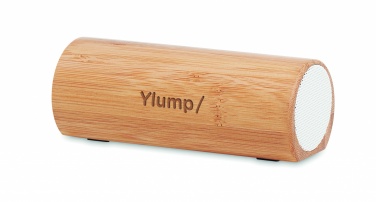 Logo trade promotional giveaway photo of: Wireless bamboo speaker 2x5W