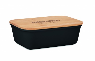 Logo trade advertising products picture of: Lunch box with bamboo lid