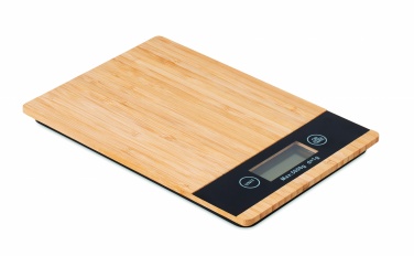 Logo trade promotional giveaway photo of: Bamboo digital kitchen scales