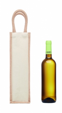 Logotrade corporate gifts photo of: Jute wine bag for one bottle