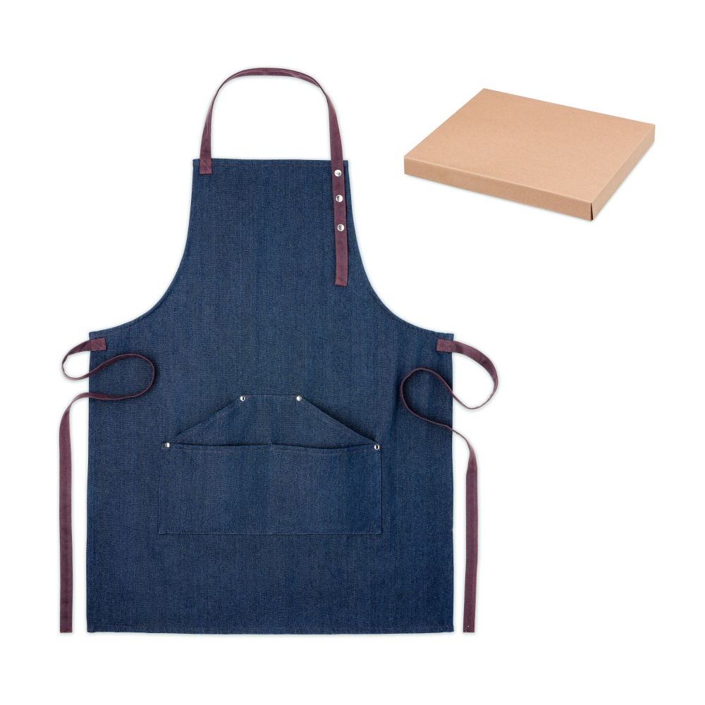 Logotrade promotional giveaway picture of: Denim apron 240 gr/m²