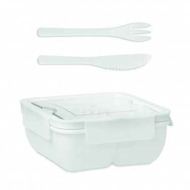 Logotrade promotional gift picture of: Lunch box with cutlery 600ml