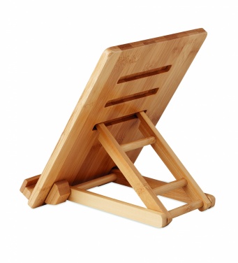 Logo trade promotional products image of: Bamboo tablet stand TUANUI