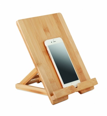 Logo trade business gifts image of: Bamboo tablet stand TUANUI