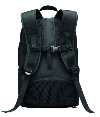 Logo trade business gifts image of: 600D RPET sports rucksack