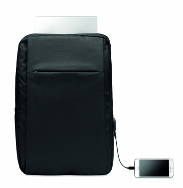 Logo trade promotional product photo of: Laptop backpack in 300D RPET