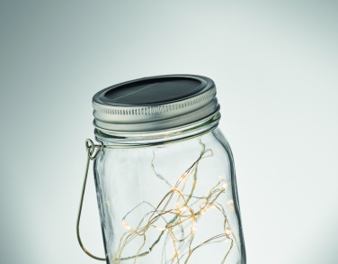 Logotrade promotional merchandise picture of: Solar mason jar outdoor lamp